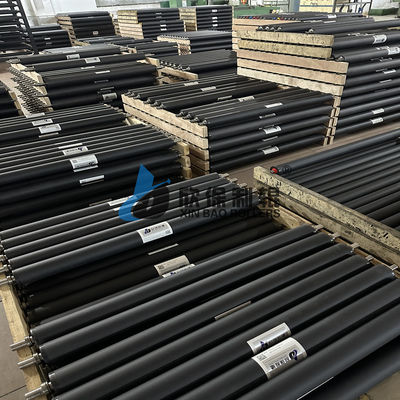 মুদ্রণের জন্য মসৃণ পৃষ্ঠ এবং শক্তিশালী পরিধান প্রতিরোধের সঙ্গে রাবার রোলার XL105 XL106